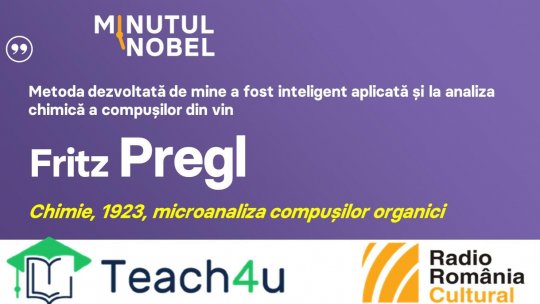 Minutul Nobel - Fritz Pregl |PODCAST