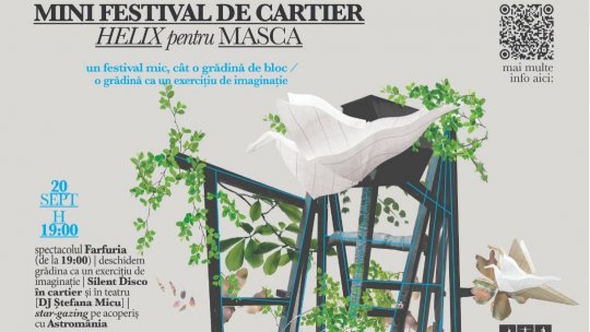 Mini-festival de cartier între 20 și 22 septembrie la Teatrul Masca: HELIX pentru Masca