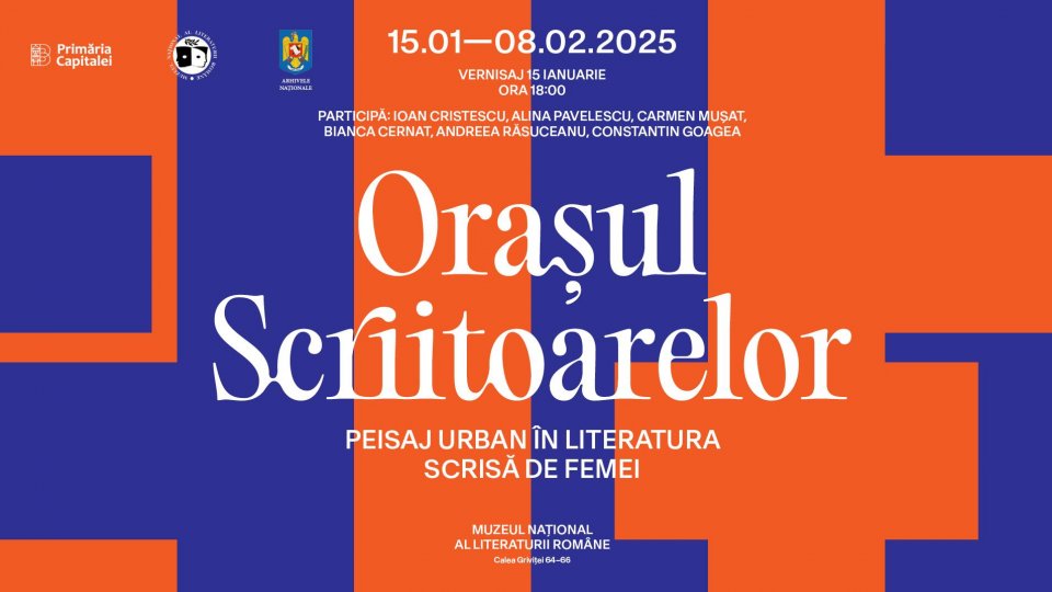 Expoziție inedită MNLR: „Orașul scriitoarelor. Peisaj urban în literatura scrisă de femei”