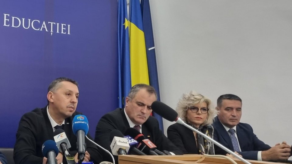 Daniel David a susținut prima sa conferință de presă în calitate de ministru al Educației