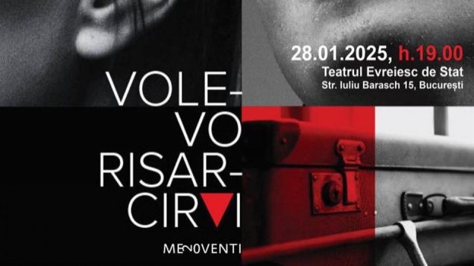 Institutul Italian de Cultură din București comemorează Ziua Memoriei printr-un spectacol de teatru la București și Cluj