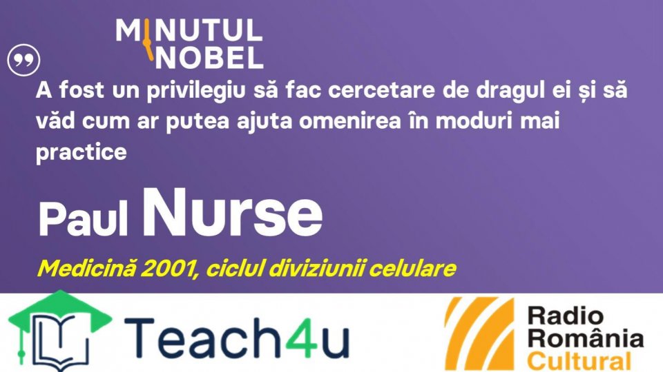 Minutul Nobel - Paul Nurse | PODCAST