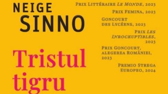 Lecturile orașului : "Tristul tigru" de Neige Sinno (Anansi)