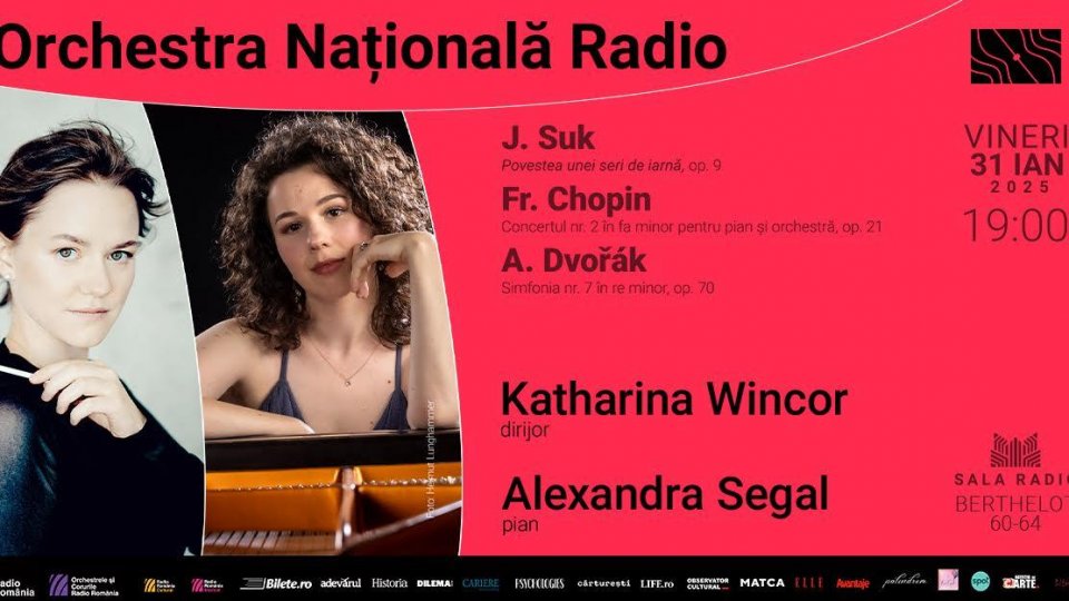 Câștigătoarea Concursului Internațional „G. Enescu” (2022),  Alexandra Segal cântă Chopin la Sala Radio