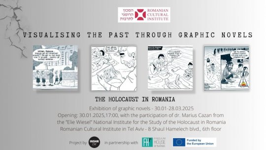Holocaustul în benzi desenate – expoziție și prezentare de carte la ICR Tel Aviv