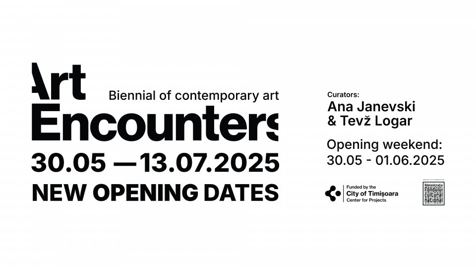 Bienala Art Encounters 2025 va avea loc în perioada 30 mai – 13 iulie 2025