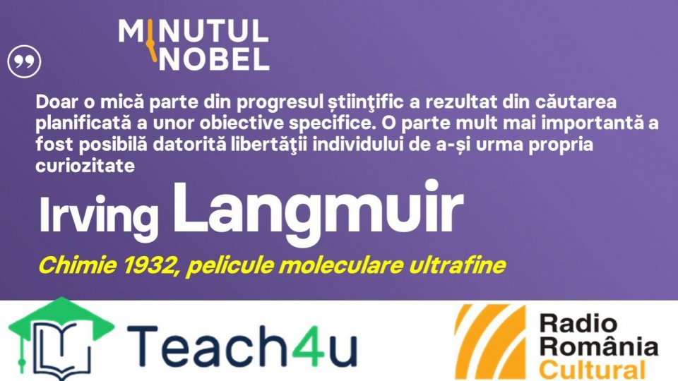Minutul Nobel - Irving Langmuir | PODCAST