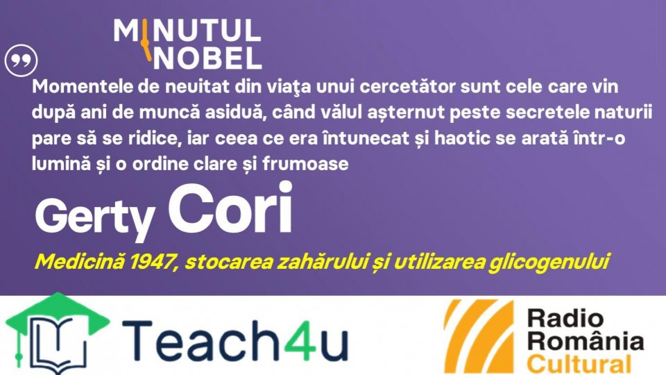Minutul Nobel - Gerty Cori | PODCAST