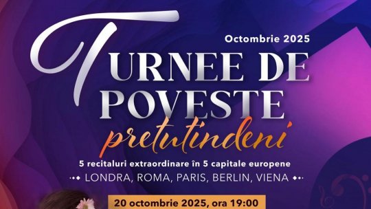 Soprana Teodora Gheorghiu și pianista Diana Ionescu, în recital la Ambasada României de la Paris, cu Zâmbetul muzicii, pe 20 octombrie, în seria Turnee de poveste…pretutindeni - ediția a II-a