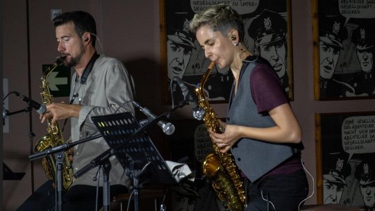 Magia comuniunii saxofonului cu sunetul electronic: Altera Inde, la Festivalul Internaţional MERIDIAN – SONIMAGICON