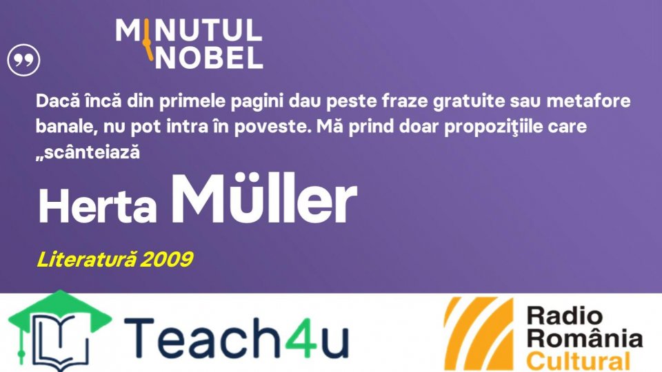 Minutul Nobel - Herta Müller | PODCAST
