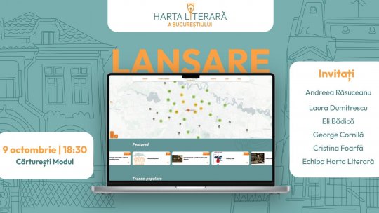 Cristina Foarfă: “Harta Literară e un proiect la granița dintre real și ficțional și este și la granița dintre cultură și tehnologie”
