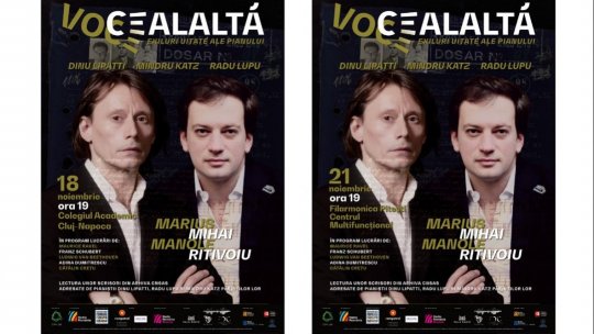 Actorul Marius Manole și pianistul Mihai Ritivoiu celebrează trei legende ale artei interpretative românești