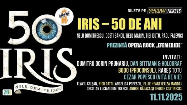 IRIS Nelu Dumitrescu 50 - EFEMERIDE “Misiunea spațială IRIS” Marți, 11 Noiembrie, ora 19:00, Beraria H