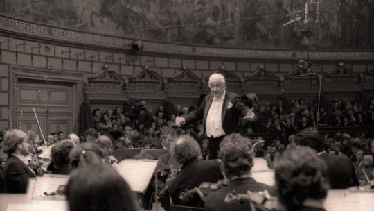 Concertele înregistrate ale lui Sergiu Celibidache, la Radio România Muzical