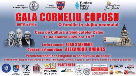Idei în nocturnă. Pagini de Istorie: Gala Corneliu Coposu – ediția a VIII-a – Timișoara