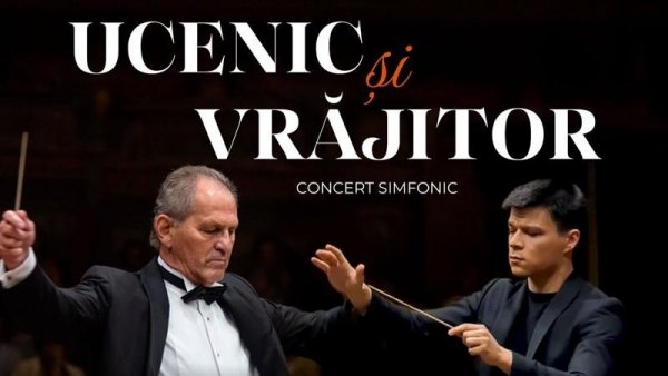 Cristian Mandeal și discipolul său, Petru Pane, în premieră la Pitești în concertul „Ucenic și vrăjitor”, pe 20 noiembrie