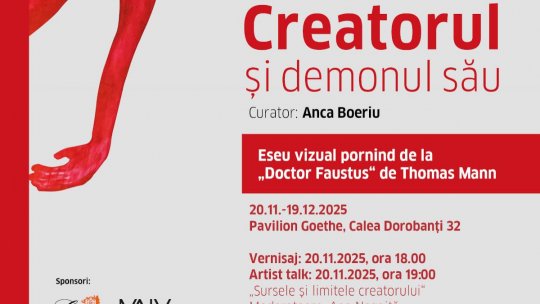 EXPOZIȚIE: „Creatorul și demonul său” – Eseu vizual inspirat de „Doctor Faustus” de Thomas Mann