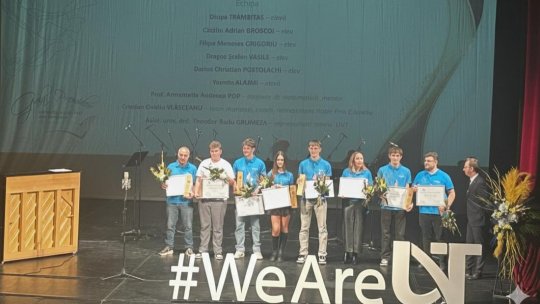 Încă un succes pentru echipa "Cyberpunk" din Turda: premiul „Leaders of the Future” la Gala UVT