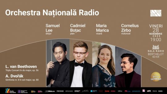 Samuel Lee, câștigătorul Concursului Malko (Danemarca), dirijează Triplul Concert de Beethoven la Sala Radio