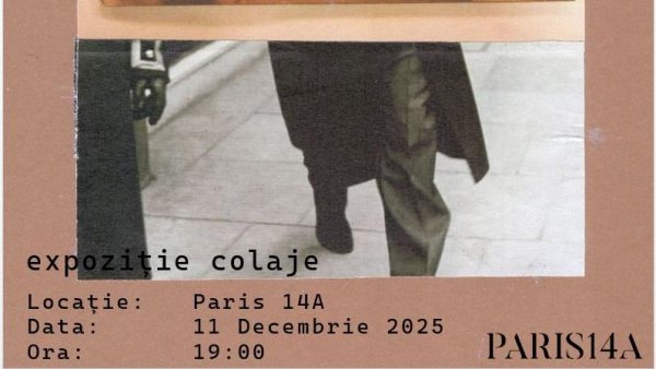 „Sentimental” - expoziție de colaje analog, semnată de poeta și artista Tatiana Ernuțeanu