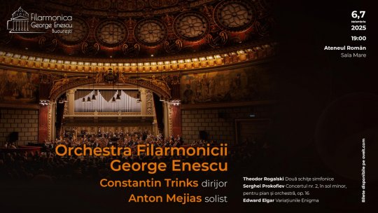 Constantin Trinks și Anton Mejias, invitați ai Filarmonicii George Enescu în concertele simfonice din 6 și 7 noiembrie