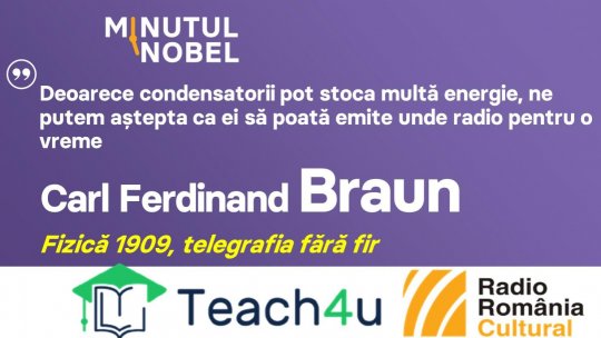 Minutul Nobel - Carl Ferdinand Braun | PODCAST