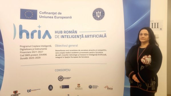 Irina Mocanu, profesor la Universitatea Politehnica București: „Hub-ul Român de Inteligență Artificială este un sprijin în creșterea vizibilității românești în Inteligența Artificială”