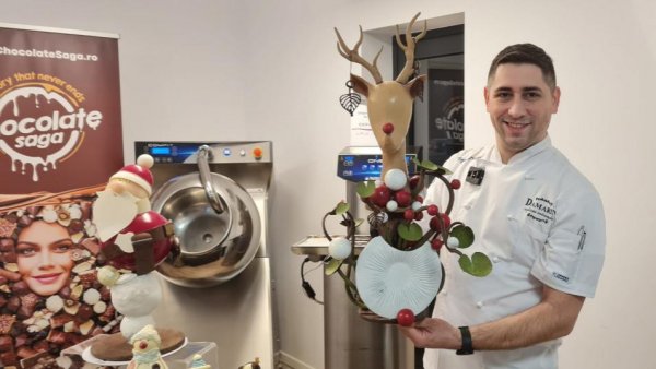 Invitat: ciocolatierul Marinel Bejan, primul român în finala World Chocolate Masters