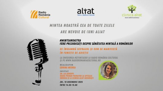 Lia Șchiopu: Dependențele se manifestă la fel, diferențele o fac sevrajele, în funcție de substanța la care dezvoltăm această dependență