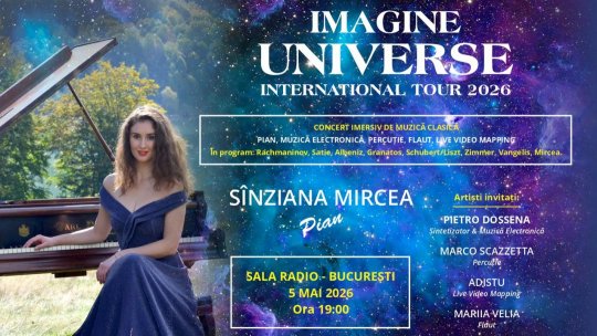 „IMAGINE Universe – Sînziana Mircea & Friends” | TOUR 2026: un proiect inovator ce continuă redefinirea recitalului de muzică clasică
