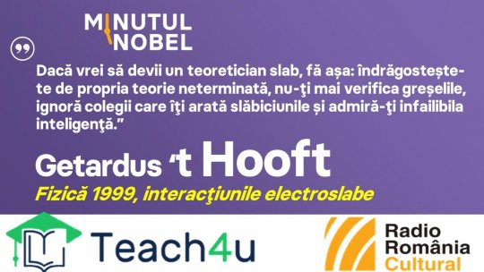 Minutul Nobel - Getardus't Hooft | PODCAST