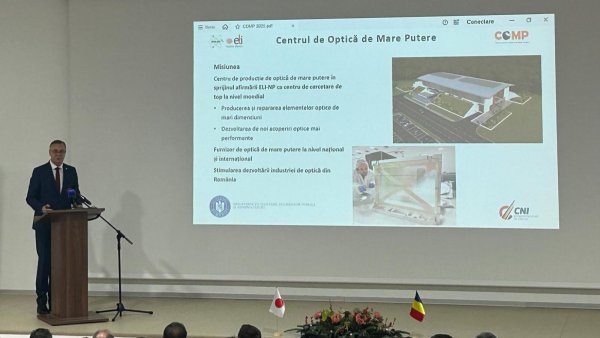 Călin Alexandru Ur: Construcția unui centru de optică de mare putere în apropierea ELI_NP va contribui la eficientizarea economică a funcționării acestui centru