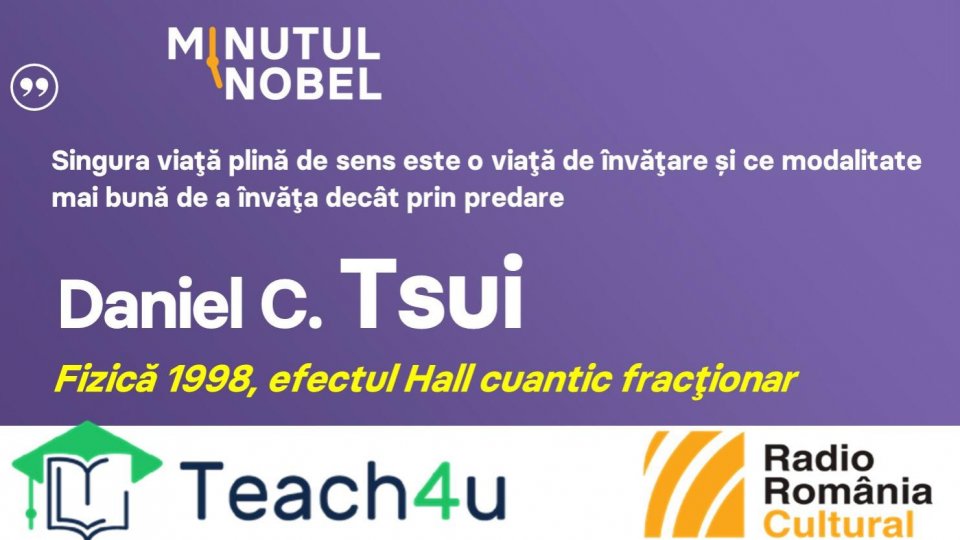 Minutul Nobel - Daniel C. Tsui | PODCAST