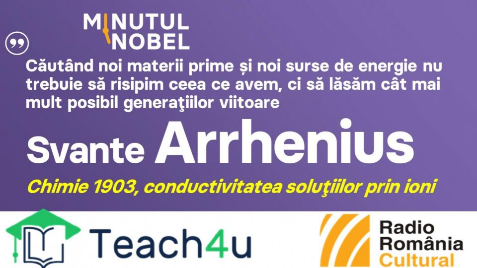 Minutul Nobel - Svante Arrhenius | PODCAST