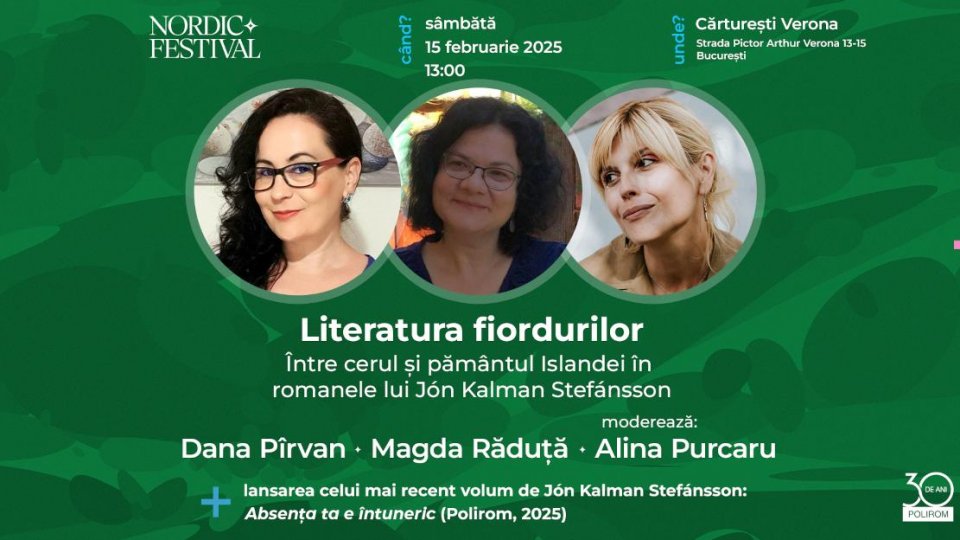Nordic Festival, București: evenimente organizate în parteneriat cu Editura Polirom