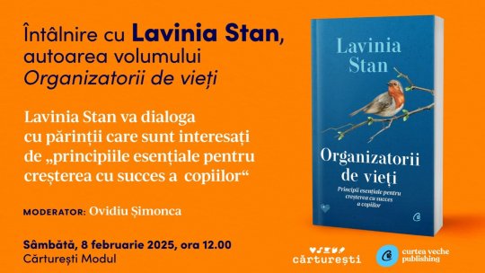 Curtea Veche Publishing - lansare și dezbatere: cum ne creștem copiii? Experiența unei mame cu șase copii