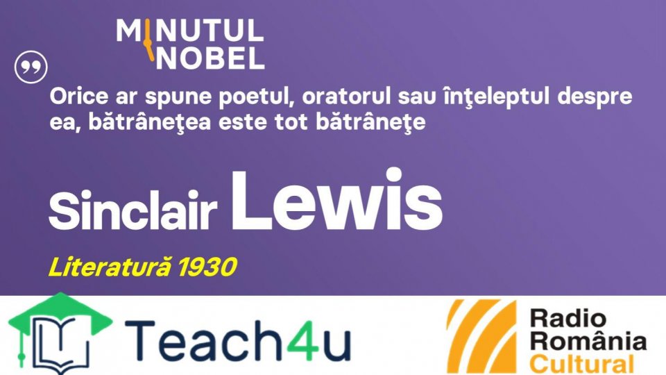 Minutul Nobel - Sinclair Lewis | PODCAST