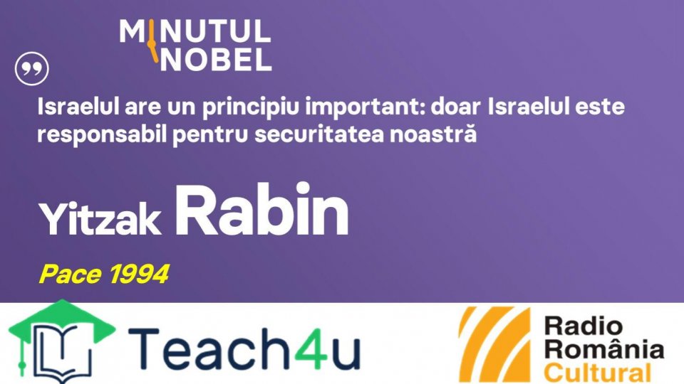 Minutul Nobel - Yitzak Rabin | PODCAST
