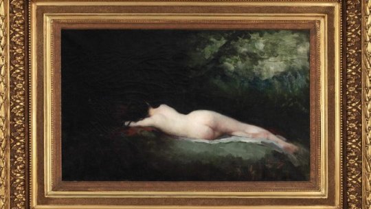 Tabloul „Nimfă dormind” de Nicolae Grigorescu, licitat estimativ la 100.000-200.000 de euro