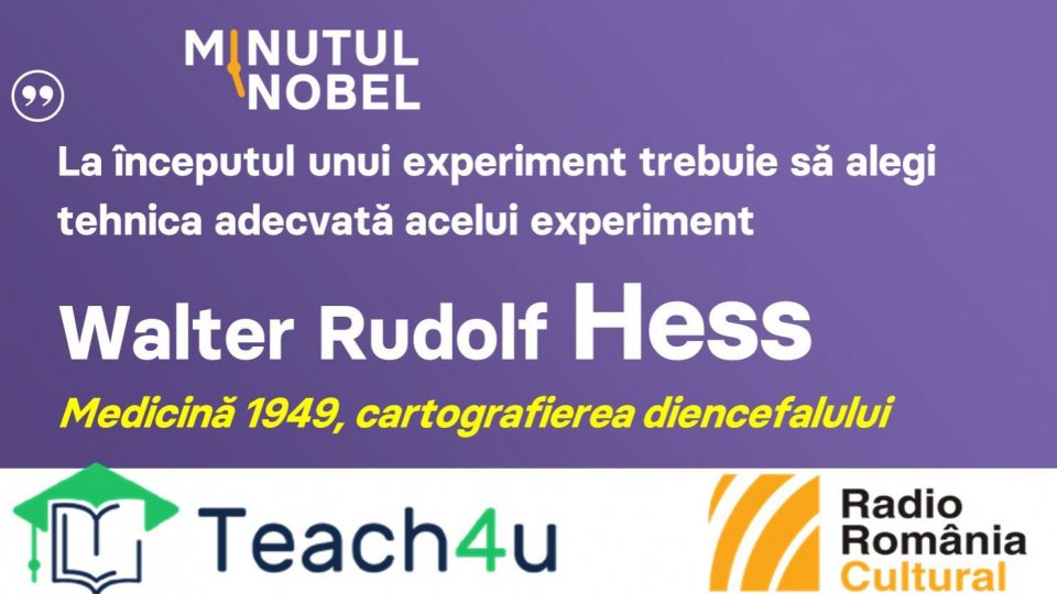 Minutul Nobel - Walter Rudolf Hess | PODCAST