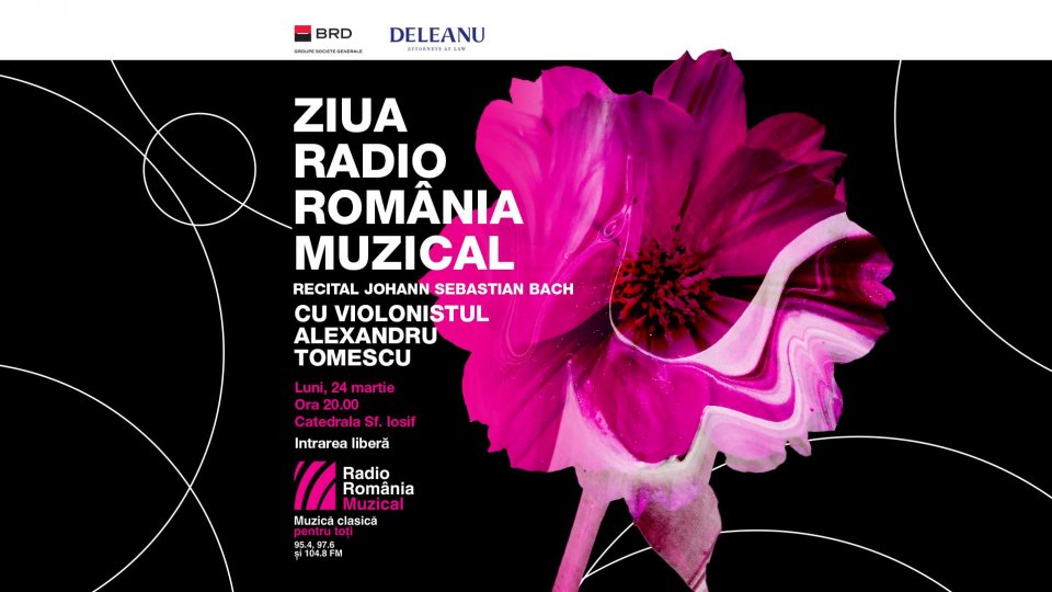 Radio România Muzical – 28 ani. Recital-eveniment susținut de violonistul Alexandru Tomescu