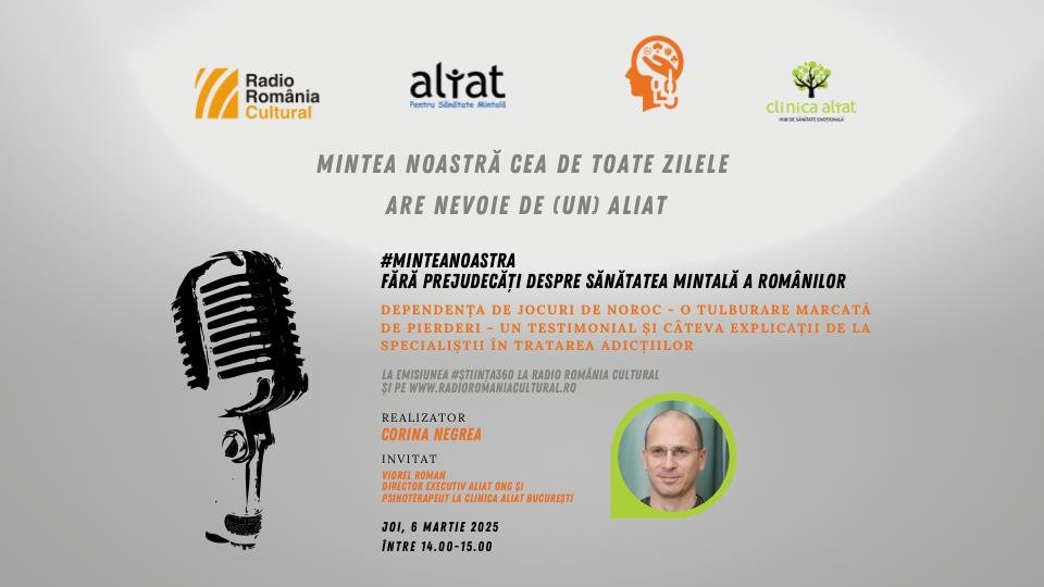 Viorel Roman: „Dependența de jocuri de noroc a fost și este un simptom a altui lucru, că e traumă, că e depresie, anxietate, distorsiuni cognitive și așa mai departe...”