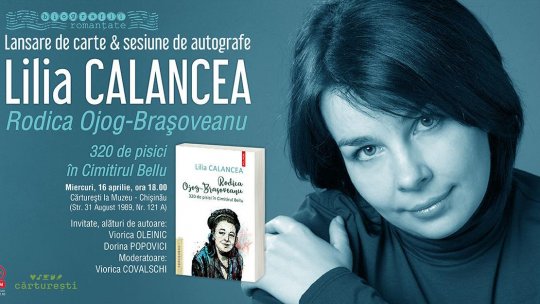 Lansare de carte la Chișinău: Lilia Calancea, „Rodica Ojog-Brașoveanu. 320 de pisici în Cimitirul Bellu”