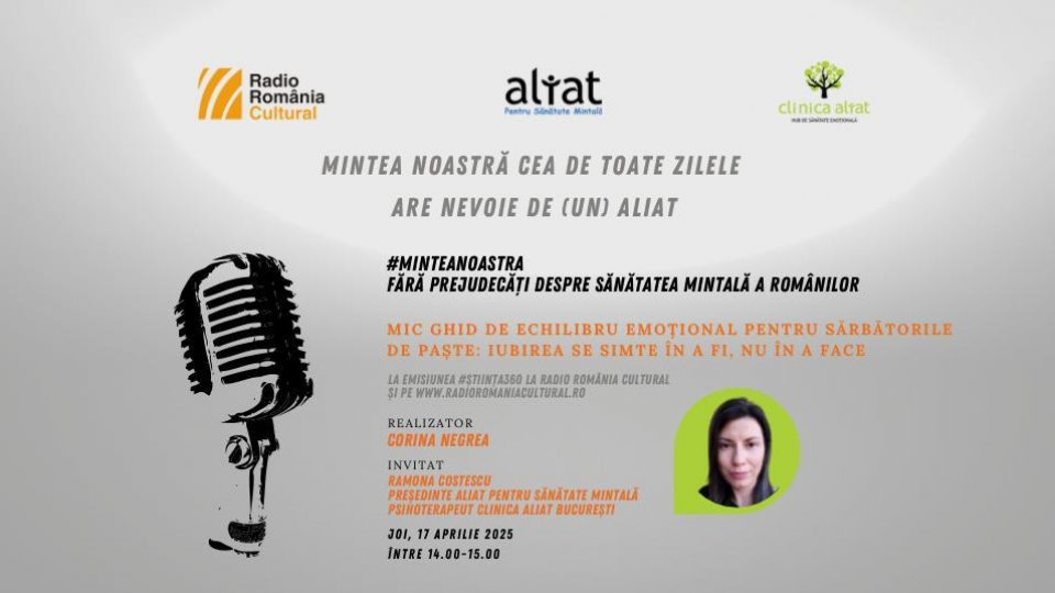Ramona Costescu: Să evităm presiunea de a face așa cum se așteaptă de la noi. Și cum putem face asta? Conectându-ne, înainte de toate, la nevoile noastre