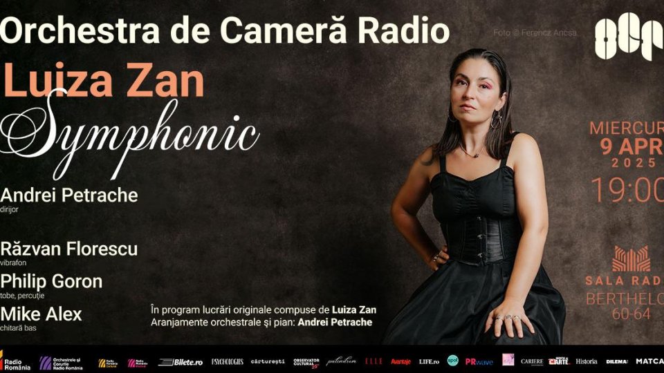 Luiza Zan Symphonic: primul concert simfonic cu piese compuse de Luiza Zan