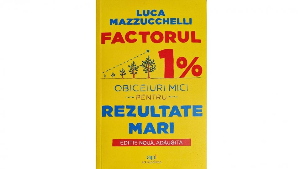 Valoarea timpului este inestimabilă. „Factorul 1%, obiceiuri mici pentru rezultate mari” de Luca Mazzucchelli