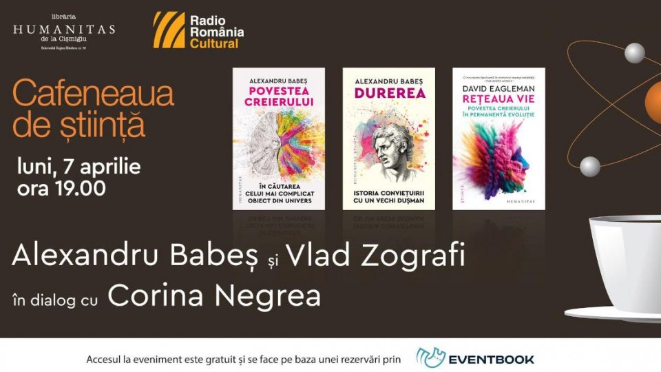 Cafeneaua de știință - Alexandru Babeș  în dialog cu Vlad Zografi și Corina Negrea