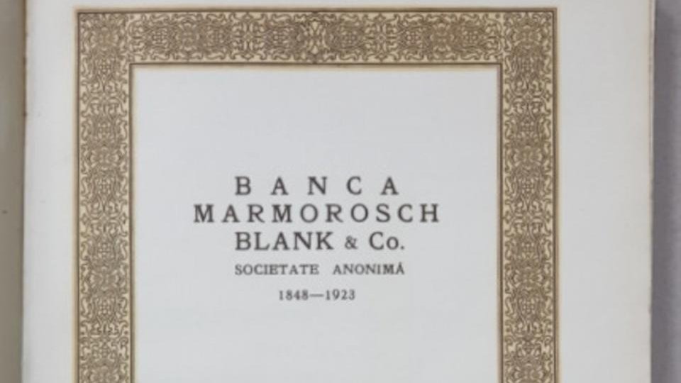 Mrmorosch Blank, istoria unei bănci. Invitați, dr. Brândușa Costache, șefa serviciului arhivă, bibliotecă și diseminare publicații al BNR și dr. Nadia Manea, expert principal, BNR