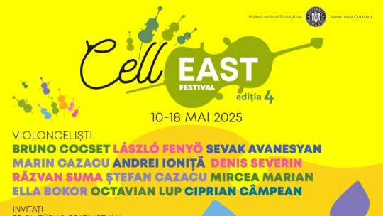 Ella Bokor - ,,CellEAST Festival este o moștenire pe care o lăsăm tinerei generații de violonceliști”